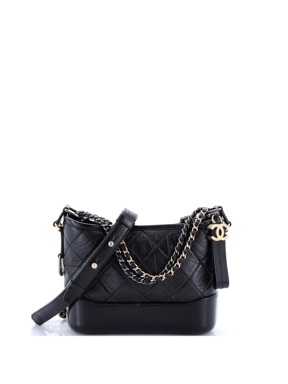 Chanel Gabrielle Hobo Quilted Aged #377825C29B